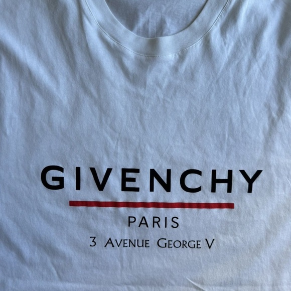 Givenchy White Graphic T-Shirt - Picture 2 of 6